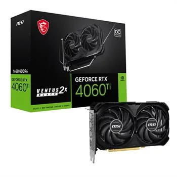 کارت گرافیک MSI مدل GeForce RTX 4060 Ti VENTUS 2X BLACK OC 16GB