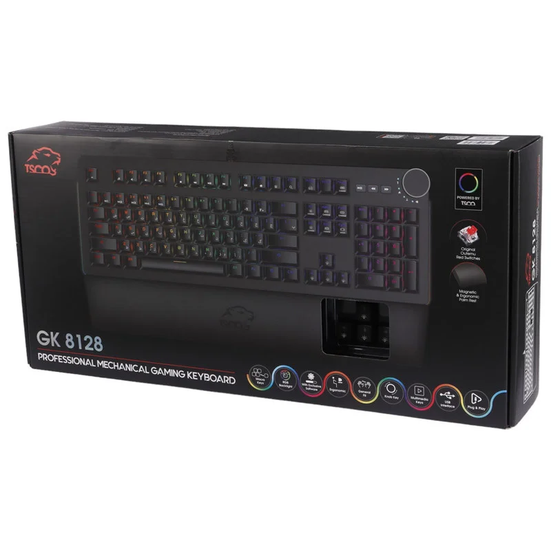 کیبورد گیمینگ تسکو مدل GK 8128