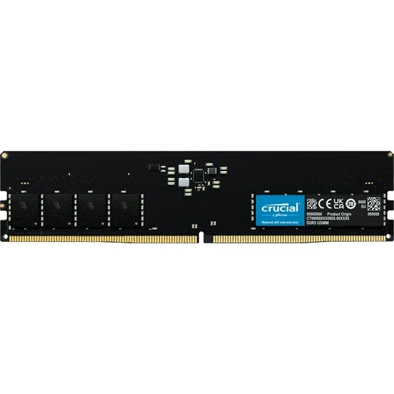 رم کامپیوتر  DDR5 تک کاناله مدل کروشیال 4800 CL40 ظرفیت 32گیگابایت