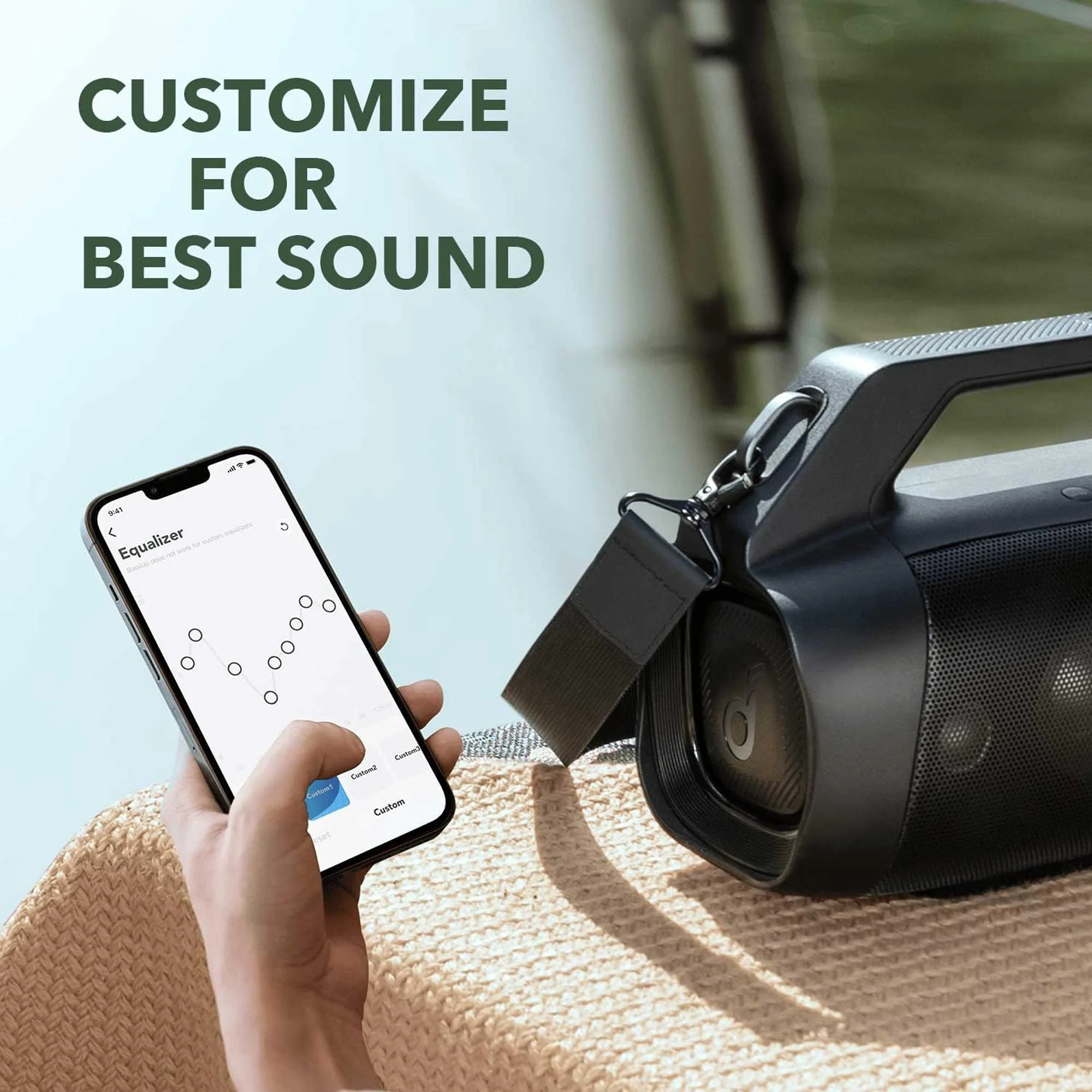 اسپیکر قابل حمل بلوتوثی ضدآب انکر مدل MOTION BOOM PLUS A3129