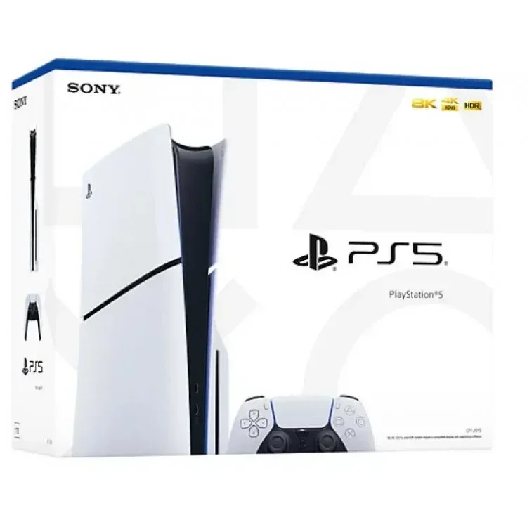 کنسول بازی سونی به همراه دسته اضافه سفید PlayStation 5 Slim Standard Edition