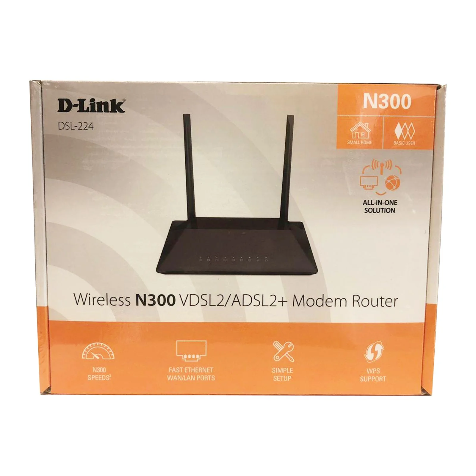 مودم روتر ADSL2 Plus و VDSL2 بی سیم دی لینک مدل DSL-224 NEW