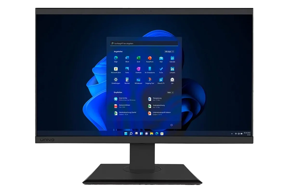 کامپیوتر همه کاره غیر لمسی یونیوو 22 اینچی مدل UA-2225 CORE i3 12100U 8GB 256GB SSD INTEL