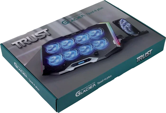 خنک کننده لپ تاپ Trust مدل GLACIER TPAD-4 Plus