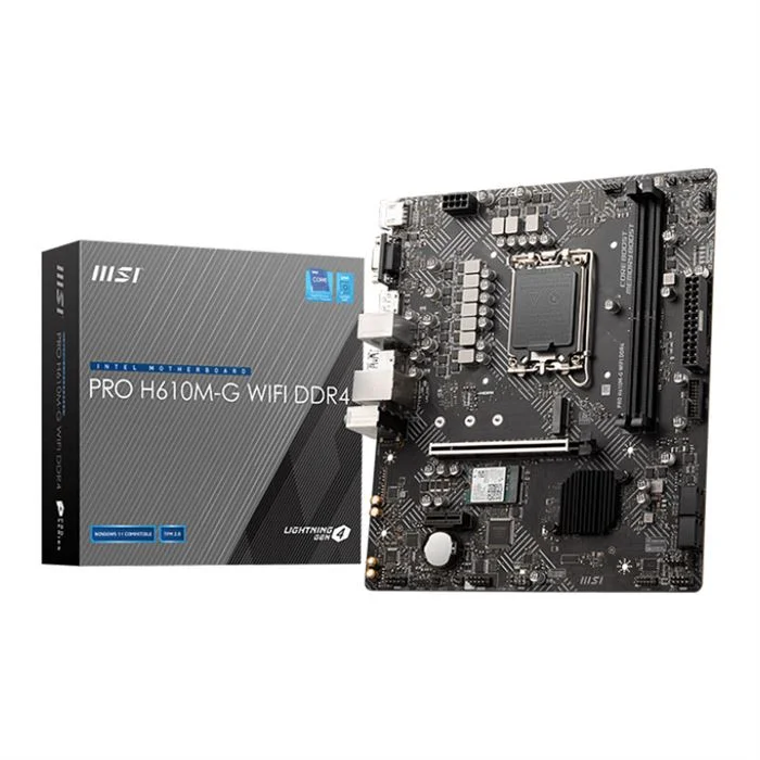 مادربرد ام اس آی MSI PRO H610M-G WIFI DDR4