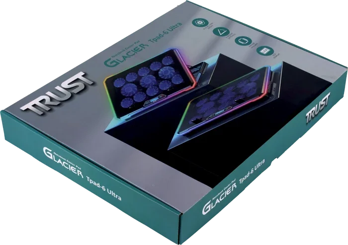 خنک کننده لپ تاپ Trust مدل GLACIER TPAD-6 Ultra