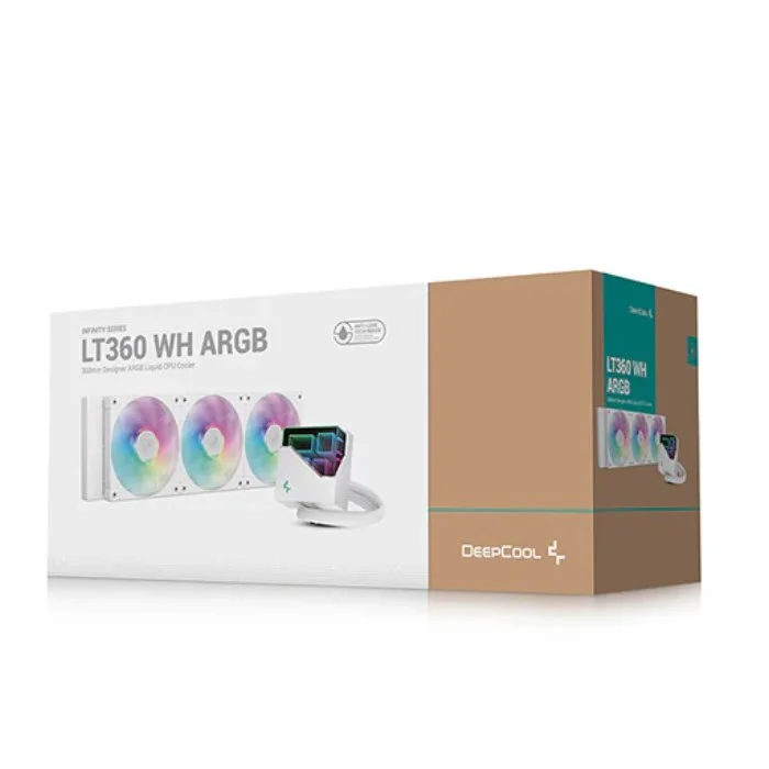 فن مایع پردازنده سفید دیپ کول LT360 WH ARGB