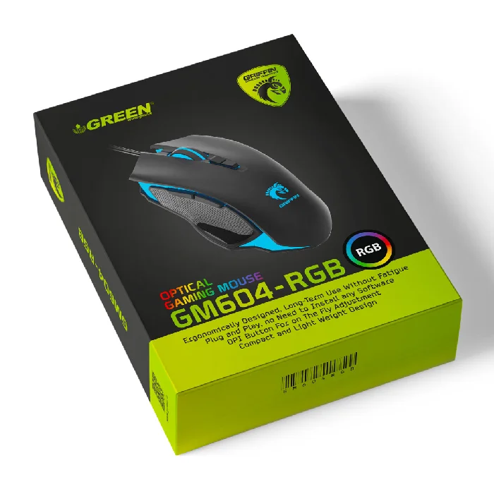 ماوس مخصوص بازی گرین مدل GM 604 RGB