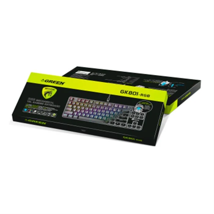 کیبورد گیمینگ گرین مدل GK801-RGB