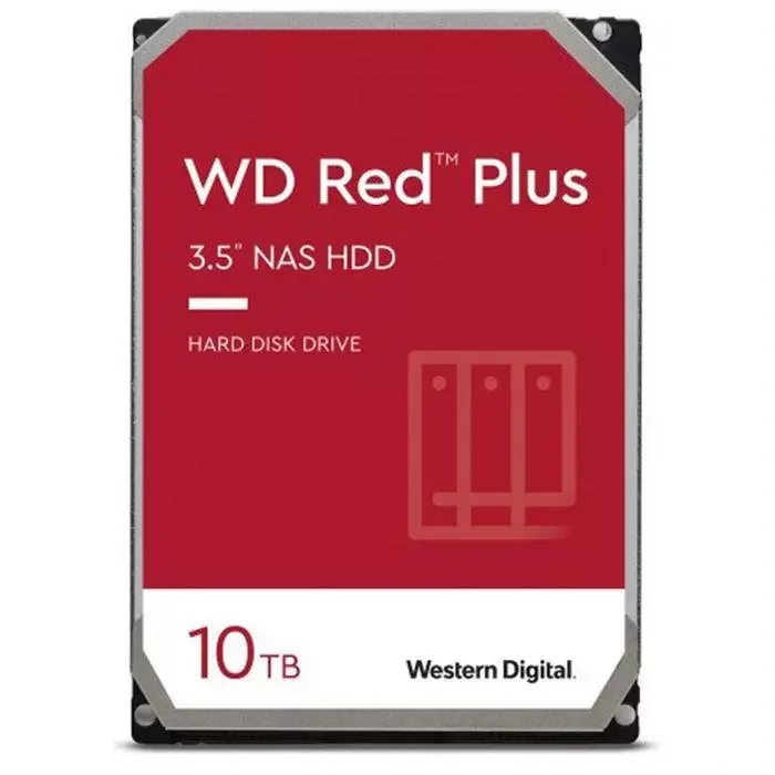 هارددیسک اینترنال وسترن دیجیتال سری رد پلاس مدل WD101EFBX ظرفیت 10 ترابایت