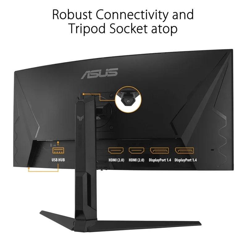مانیتور گیمینگ خمیده 34 اینچ ایسوس مدل TUF Gaming VG34VQL3A