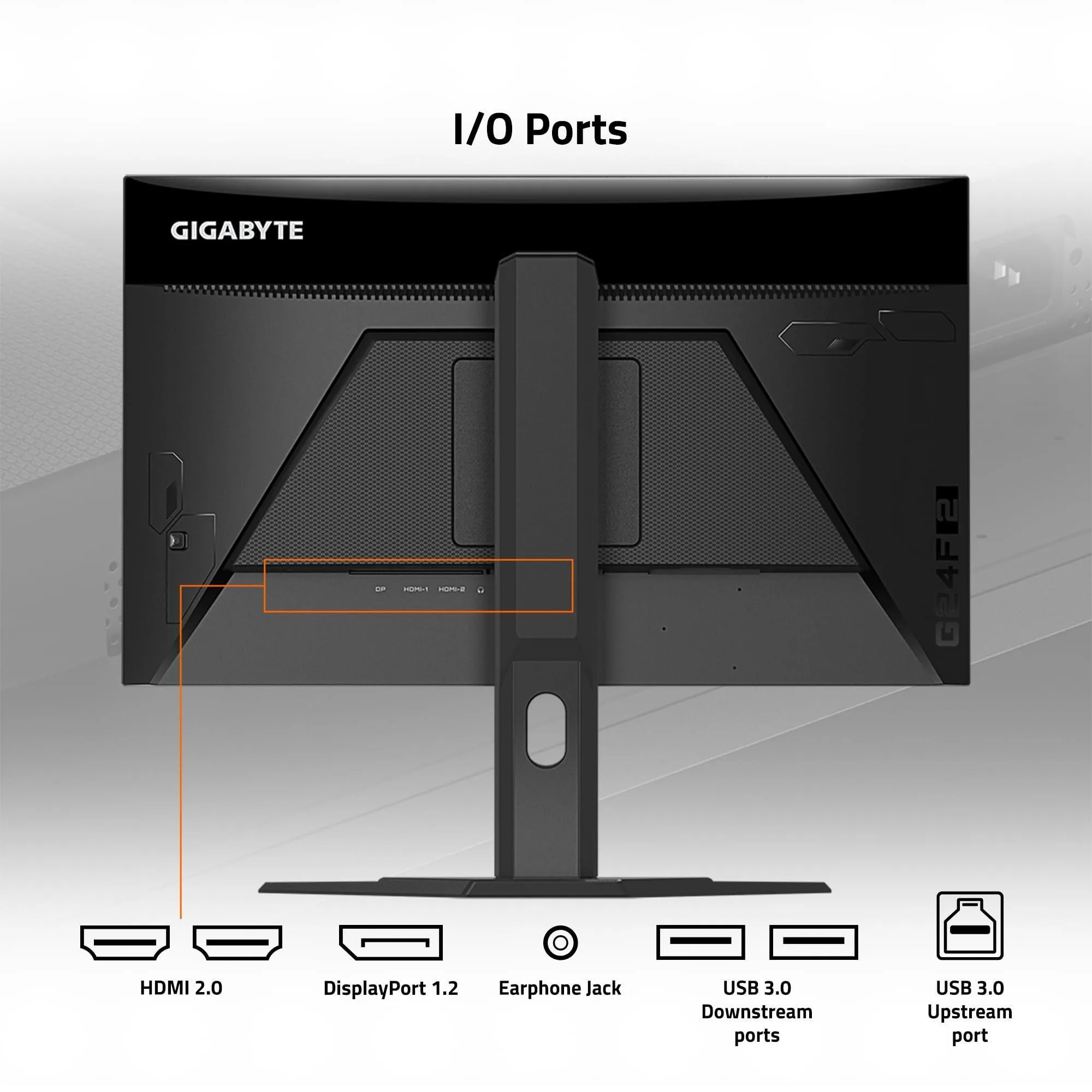 مانیتور گیگابایت مدل G24F2 سایز 24 اینچ