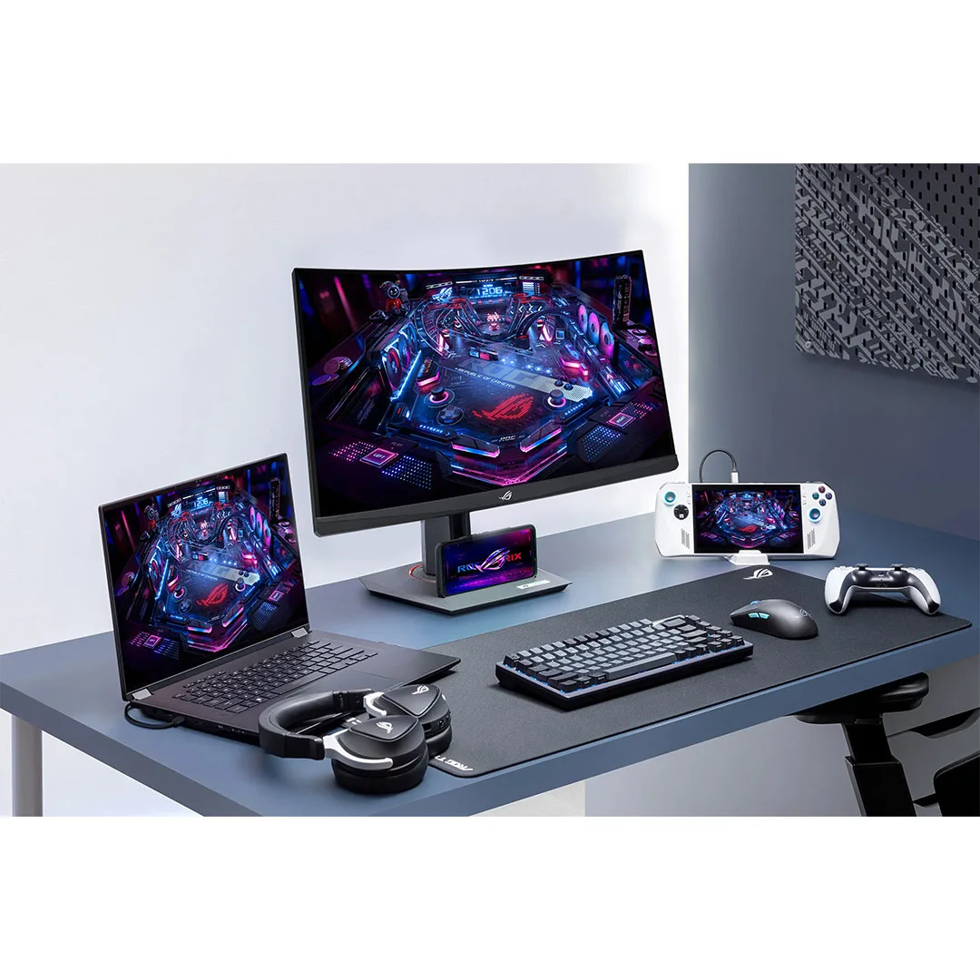 مانیتور خمیده گیمینگ 27 اینچ ایسوس مدل ROG Strix XG27WCMS