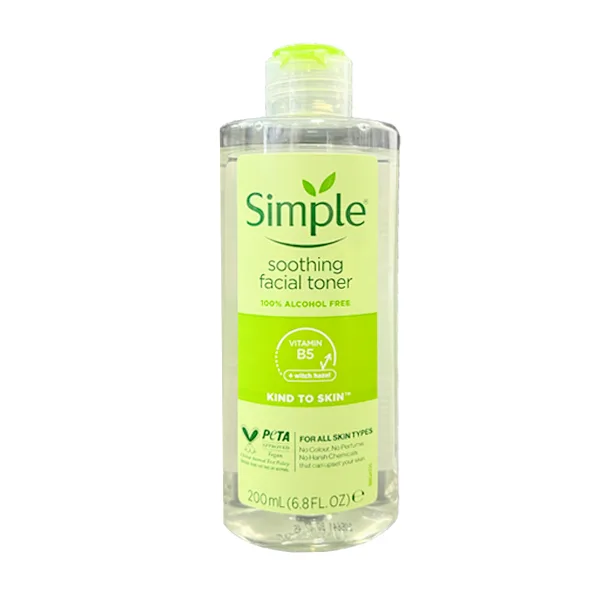 تونر سیمپل مدل Vitamin B5 Witch Hazel حجم 200 میلی لیتر