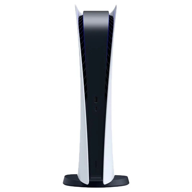 کنسول بازی سونی مدل PlayStation 5 Slim Digital Edition ظرفیت 825 گیگابایت ریجن CFI-2116 اروپا  به همراه دسته اضافی و پایه شارژر