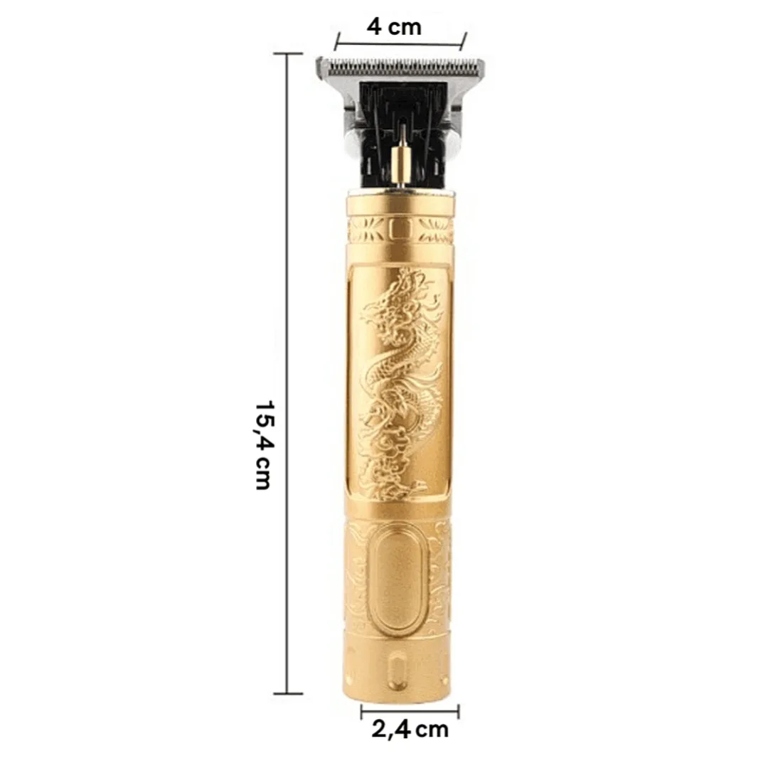 ماشین اصلاح موی سر و صورت مدل Vintage T9 Metalhead قابلیت تریم و خط زن، تیغه استیل ضد زنگ، باتری قابل شارژ با نمایش وضعیت باتری، مدت شارژ و استفاده 60 دقیقه، همراه 4 شانه اصلاح
