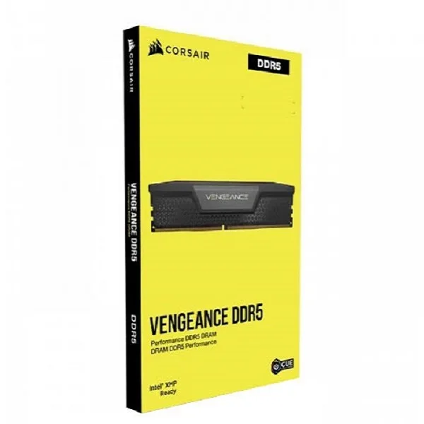 رم دسکتاپ کورسیر مدل VENGEANCE DDR5 تک کاناله ظرفیت 16 گیگابایت فرکانس 5200 مگاهرتز تایمینگ CL40 و ولتاژ کاری 1.25 ولت
