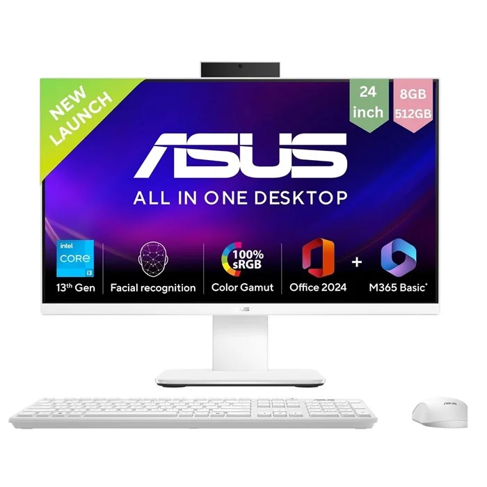 کامپیوتر همه کاره ایسوس 23.8 اینچی مدل AiO V440 i3 1315U 8GB 512GB Intel none touch