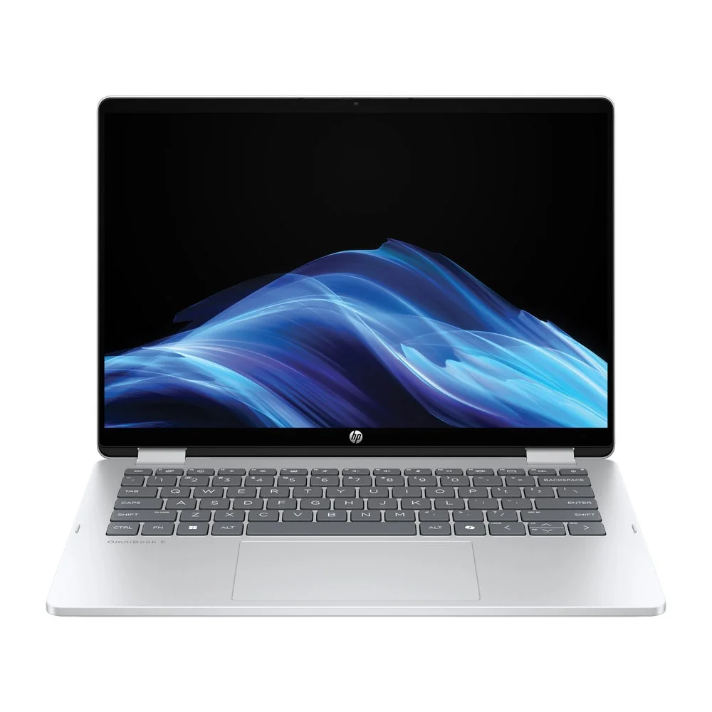 لپ تاپ 14 اینچی لمسی اچ پی مدل OmniBook 5 Flip 14 fp0023dx Core 7 150U 16GB 512GB SSD Intel 2K