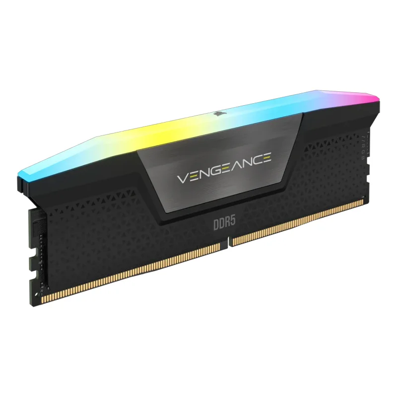 رم دسکتاپ DDR5 تک‌کاناله 5200 مگاهرتز CL40 کورسیر ونجنس RGB ظرفیت 16 گیگابایت
