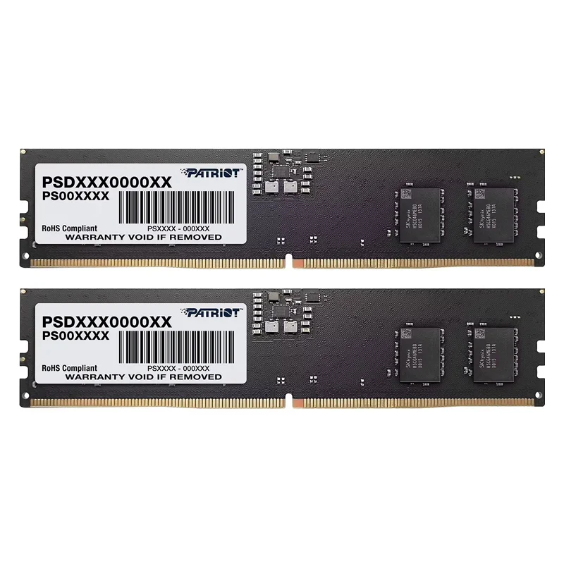 رم دسکتاپ DDR5 دو کاناله 4800 مگاهرتز CL40 پاتریوت Signature Line ظرفیت 32 گیگابایت
