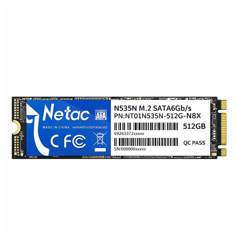 اس اس دی اینترنال نتک مدل N535N M.2 2280 SATA ظرفیت 512 گیگابایت