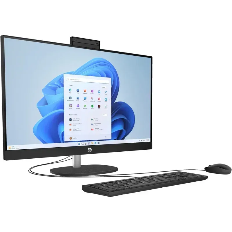 کامپیوتر همه کاره اچ پی 23.8 اینچی مدل CR0122nh i5 1334U 8GB DDR4 512GB Intel UHD