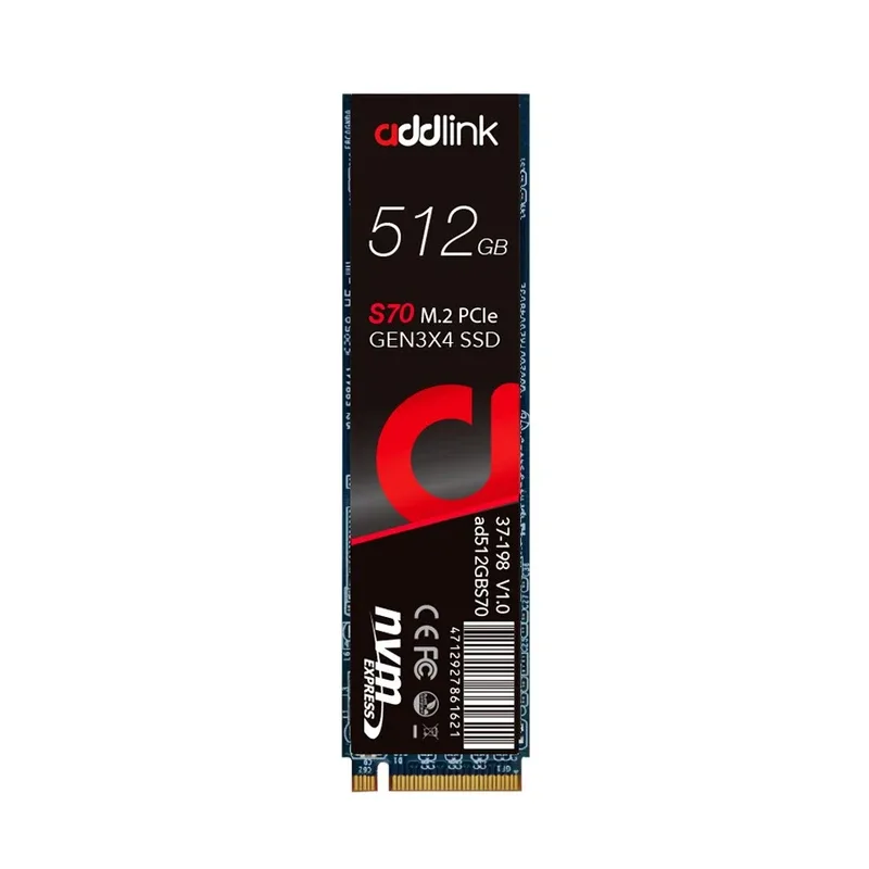 حافظه اس اس دی اینترنال ادلینک مدل S70 Lite M.2 2280 NVMe ظرفیت 512 گیگابایت