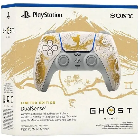 دسته بازی سونی DualSense Ghost of Yotei Limited Edition بی سیم مناسب PS5