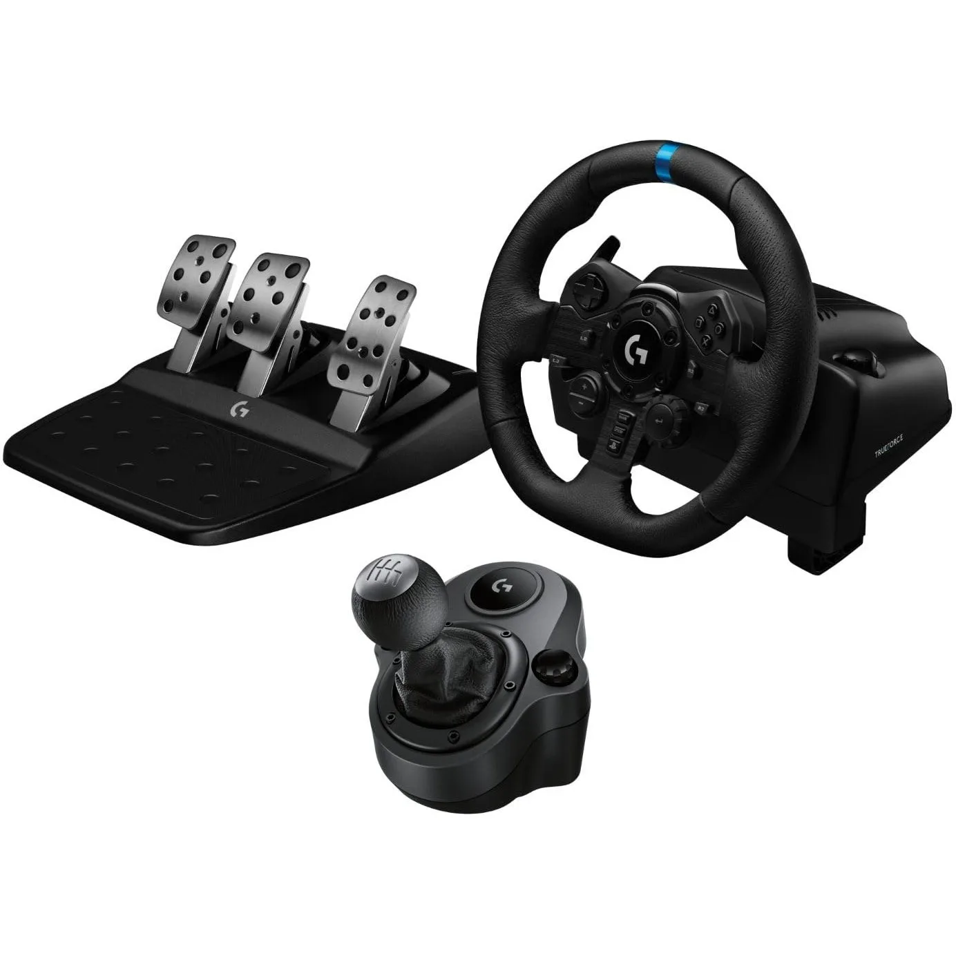 فرمان بازی لاجی مدل G923 مخصوص PS4 / PS5+دنده Shifter