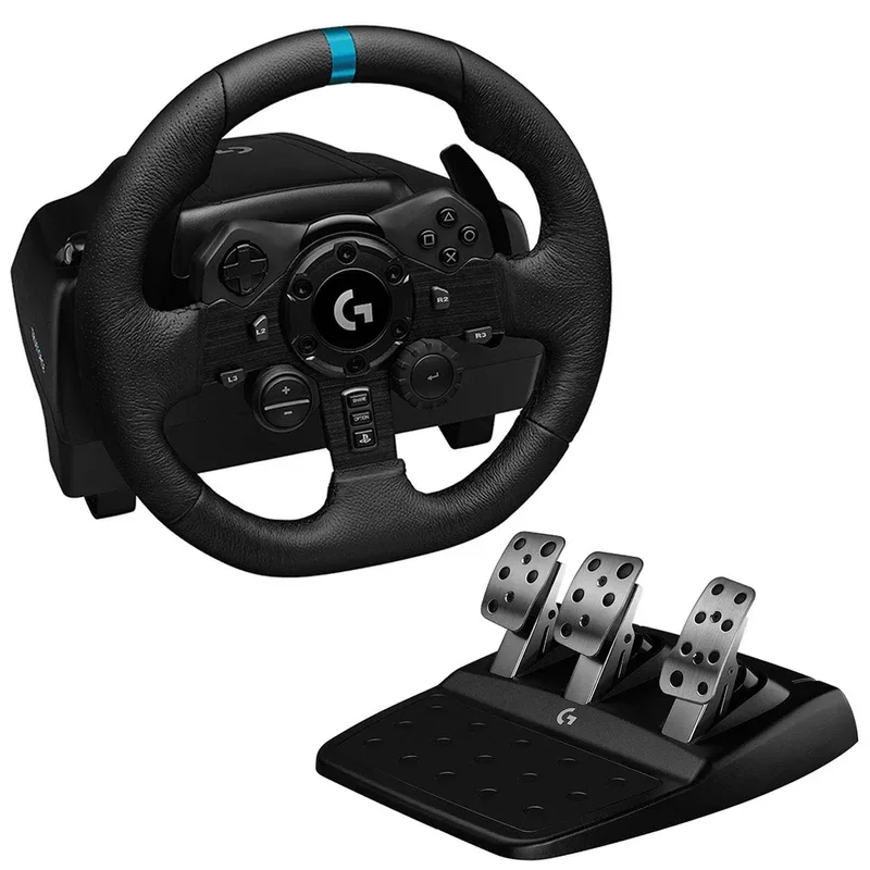 فرمان بازی لاجی مدل G923 مخصوص PS4 / PS5+دنده Shifter