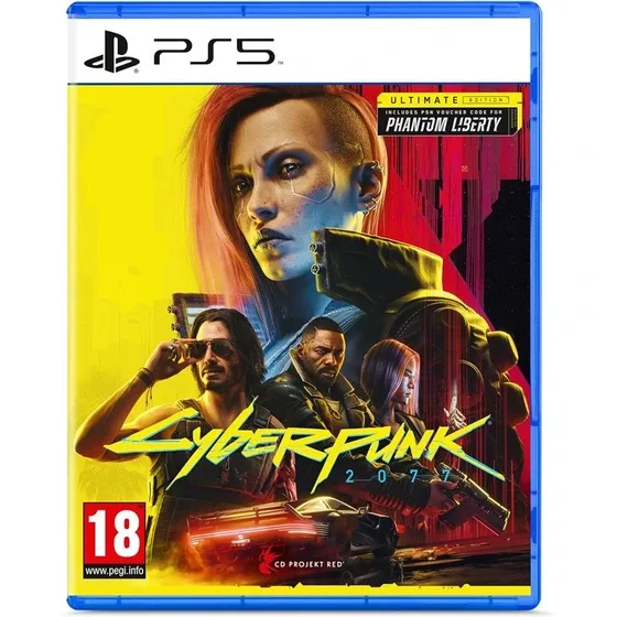 بازی ویدیویی Cyberpunk 2077 نسخه Phantom Liberty مناسب کنسول بازی سونی PS5