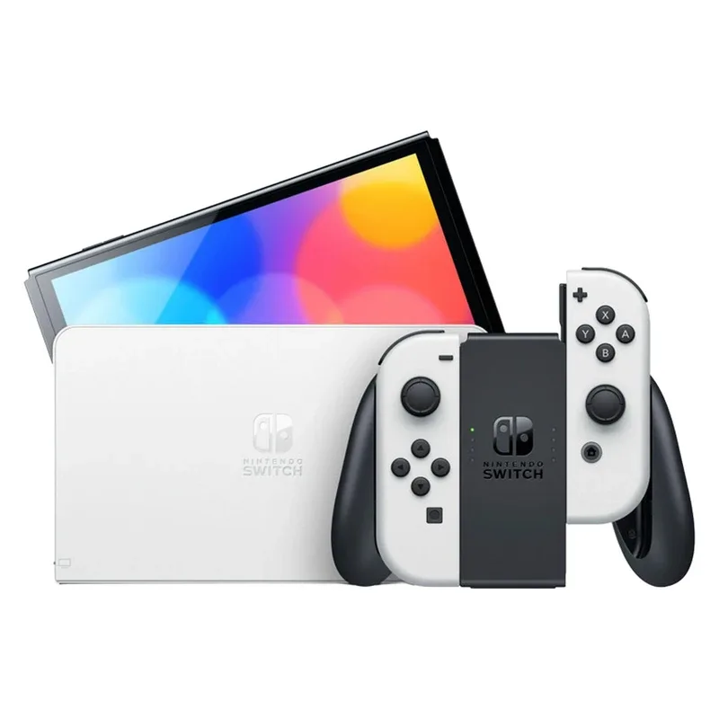 کنسول بازی هیبریدی نینتندو مدل Switch  OLED White ظرفیت 64 گیگابایت