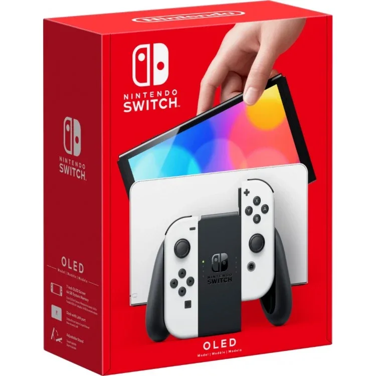 کنسول بازی هیبریدی نینتندو مدل Switch  OLED White ظرفیت 64 گیگابایت