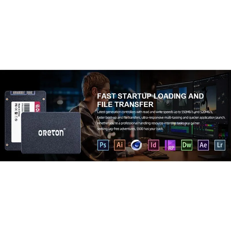 هارد اس اس دی 128 گیگ اورتون مدل SSD Oreton S500 128GB