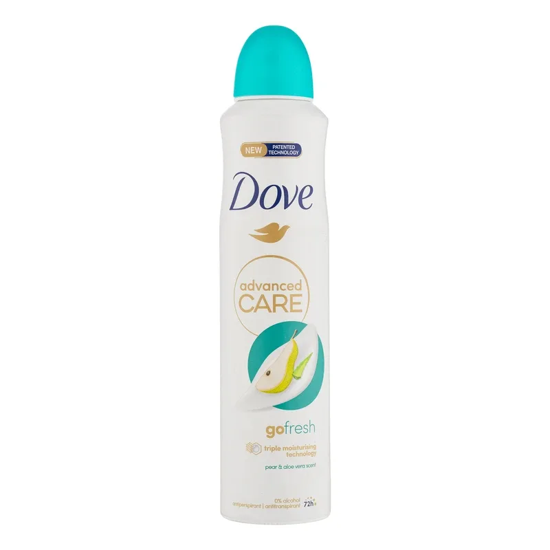 اسپری ضد تعریق گلابی داو مدل Go Fresh حجم 250 میلی‌ لیتر