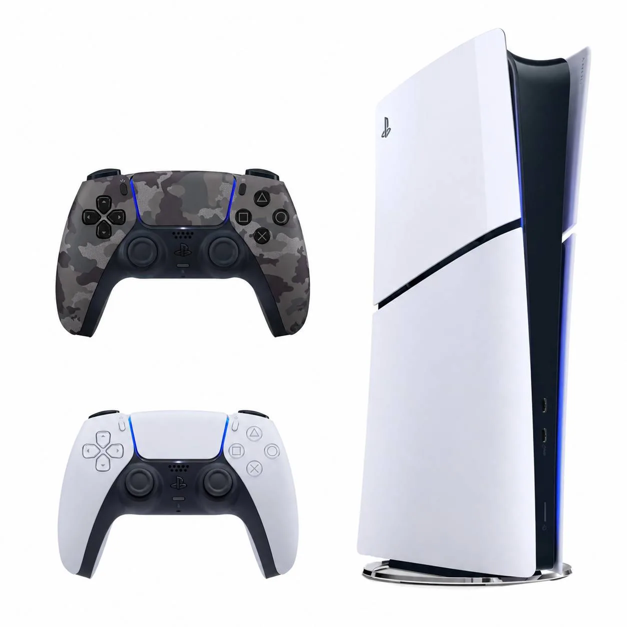 کنسول بازی سونی مدل PlayStation 5 Slim Digital Edition ظرفیت ریجن CFI-2116 اروپا به همراه دسته  ارتشی