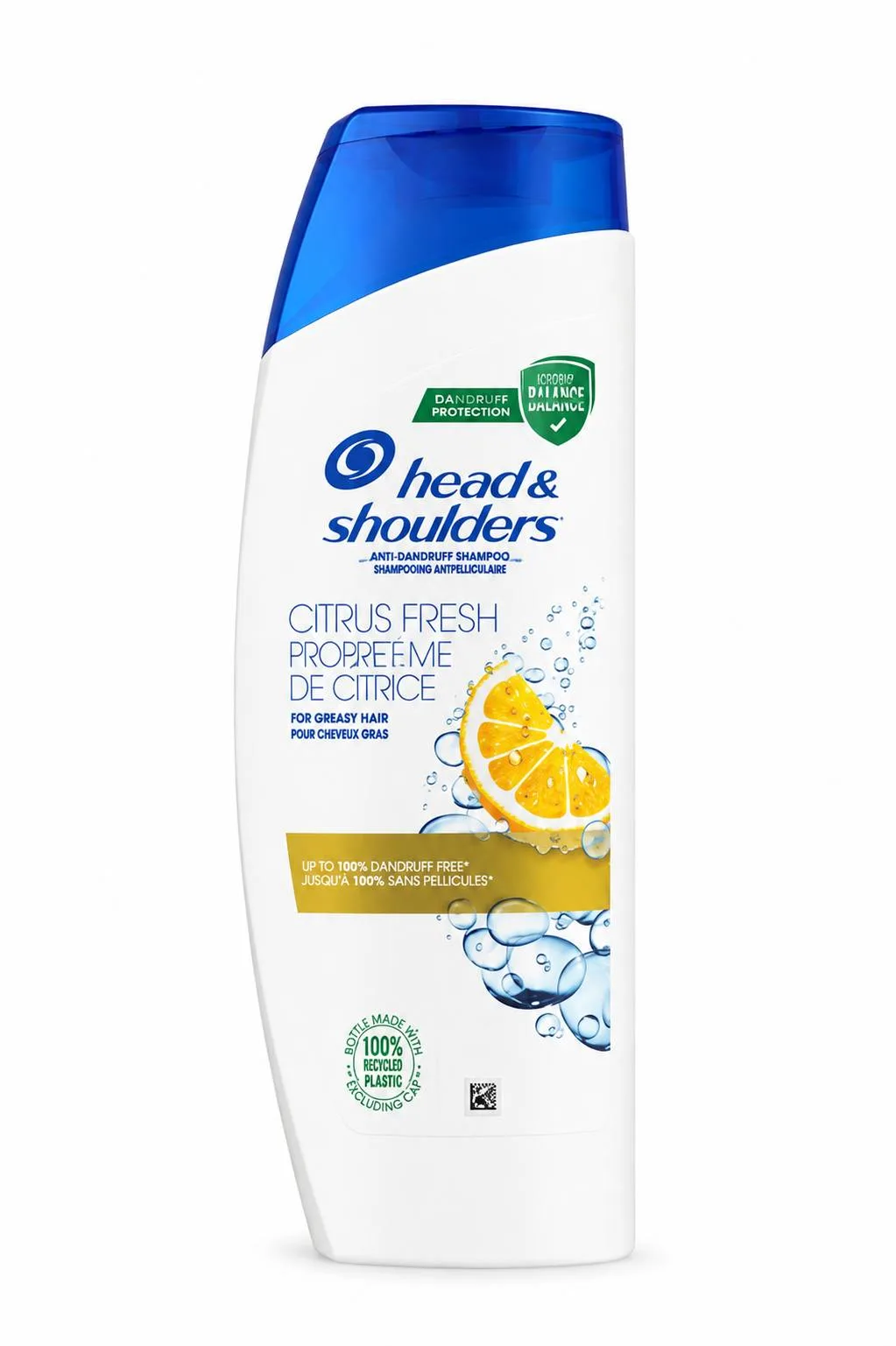 شامپو مو هد شولدرز مدل LEMON FRESHNESS مناسب برای موهای چرب حجم 330 میلی لیتر