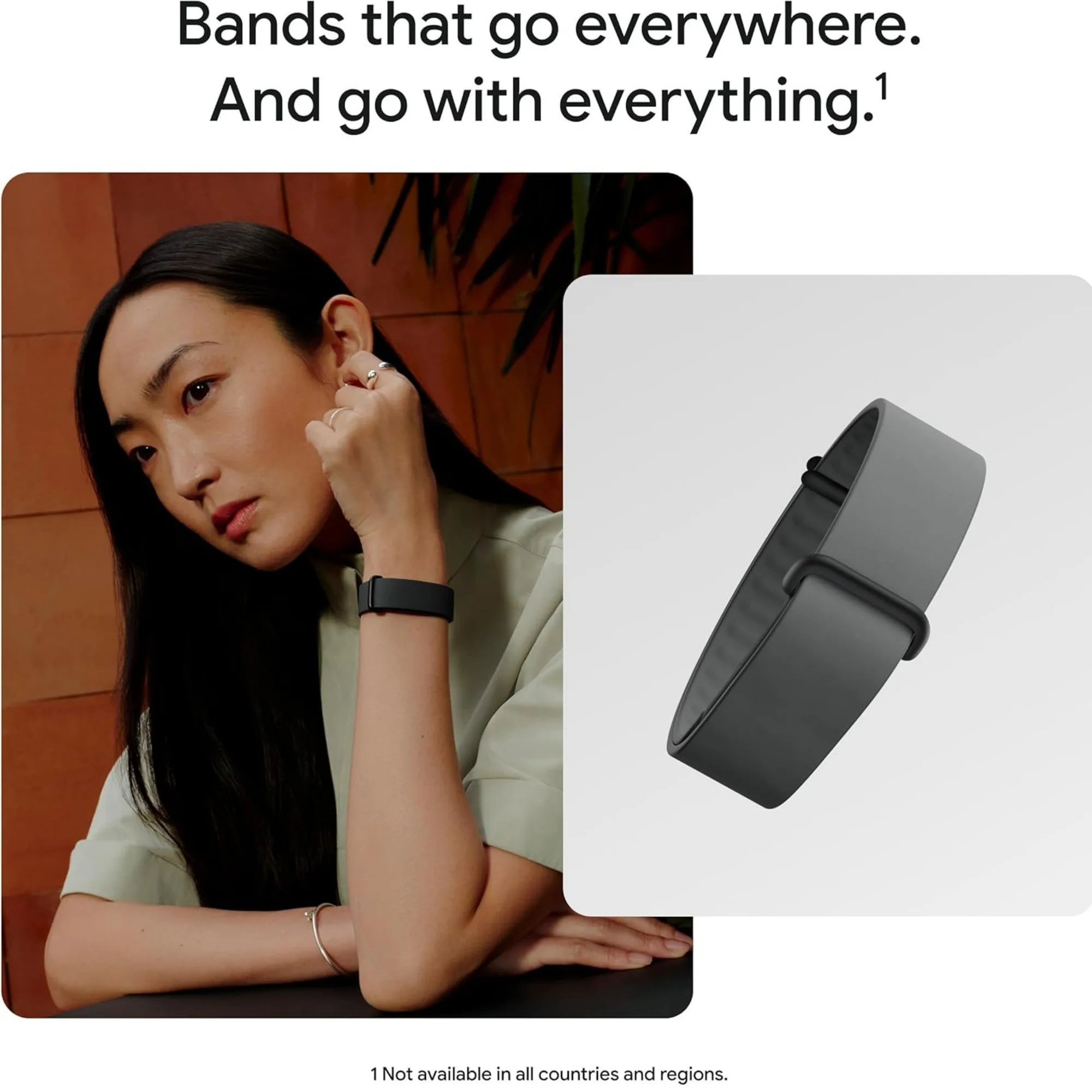 مچ بند هوشمند گوگل مدل Fitbit Air با بند پارچه‌ای