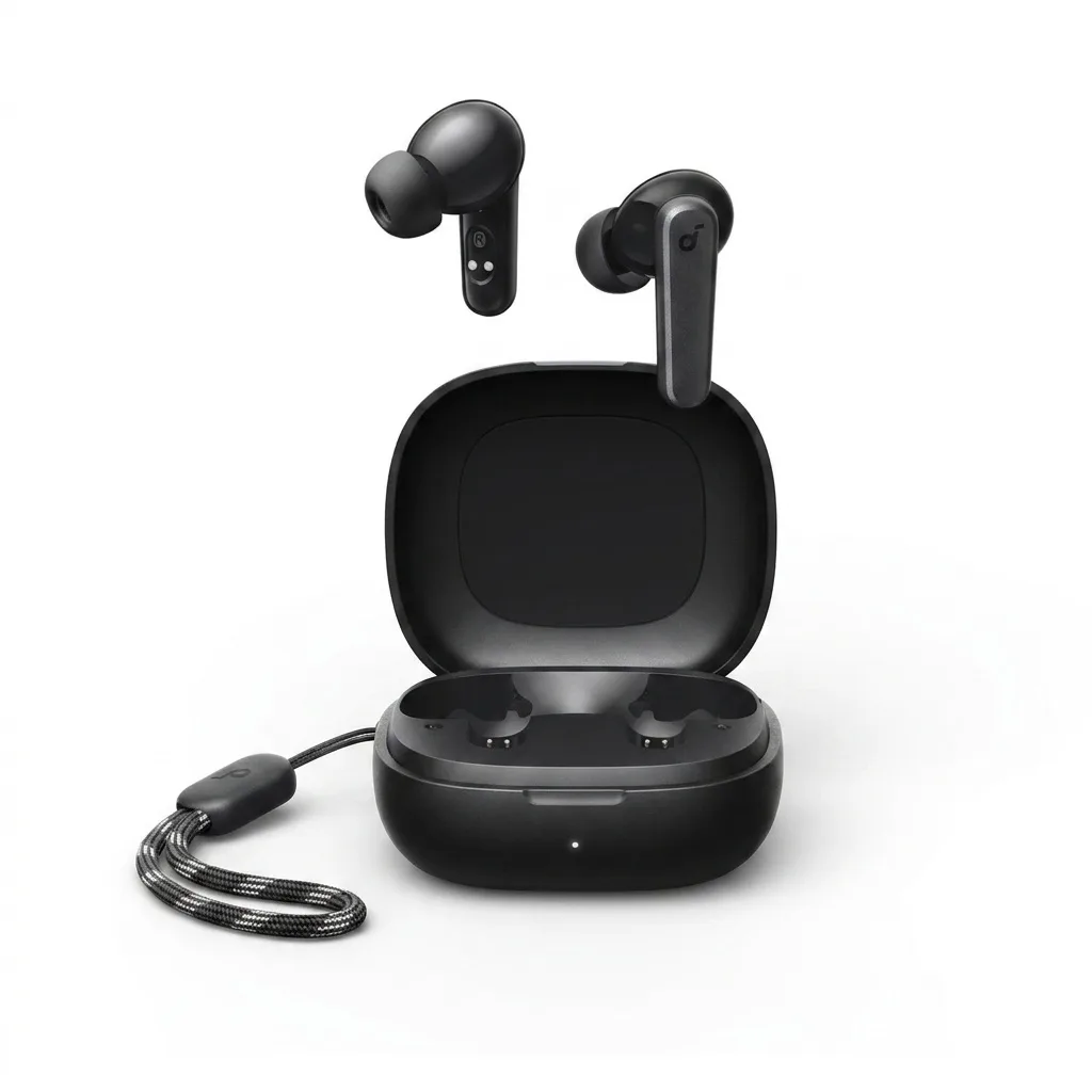 هدفون بلوتوثی انکر مدل Soundcore P25i با نویز کنسلینگ فعال (ANC)، درگاه شارژ USB Type-C، مقاوم در برابر رطوبت و عرق