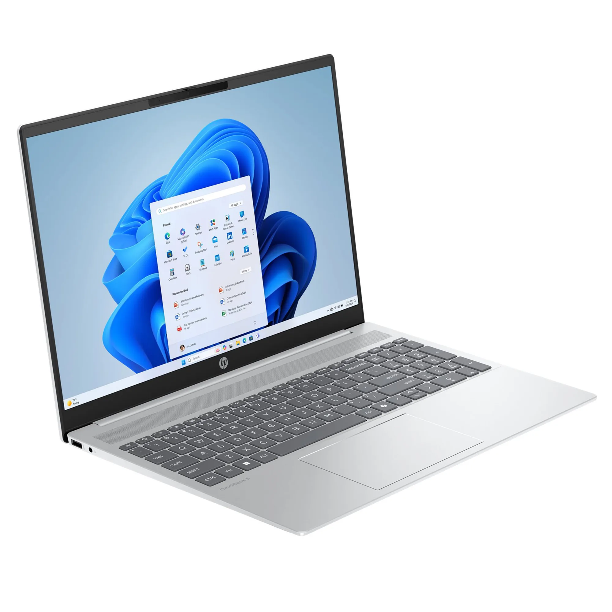 HP OmniBook 5 AI af1055cl16-Ultra 5 225U-16GB LPDDR5X-1TB SSD-Touch-Backlit-W 16 inch Laptop