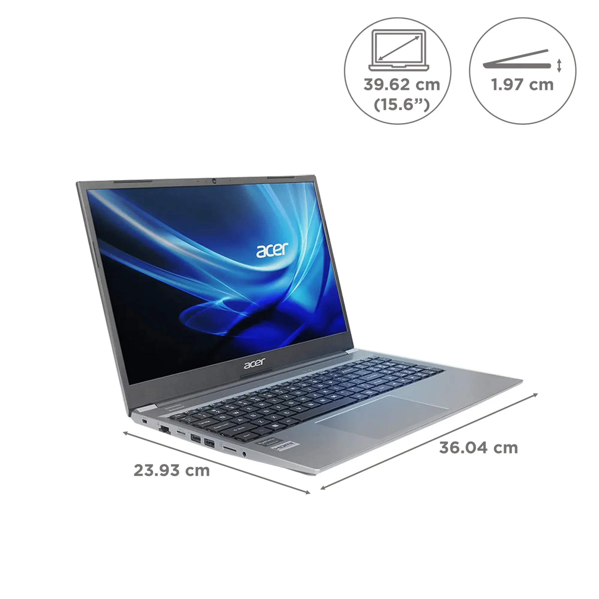 لپ تاپ 15.6 اینچ ایسر مدل Aspire Lite AL15-41-Ryzen 3 5400U-8GB DDR4 3200MHz-256GB SSD-IPS