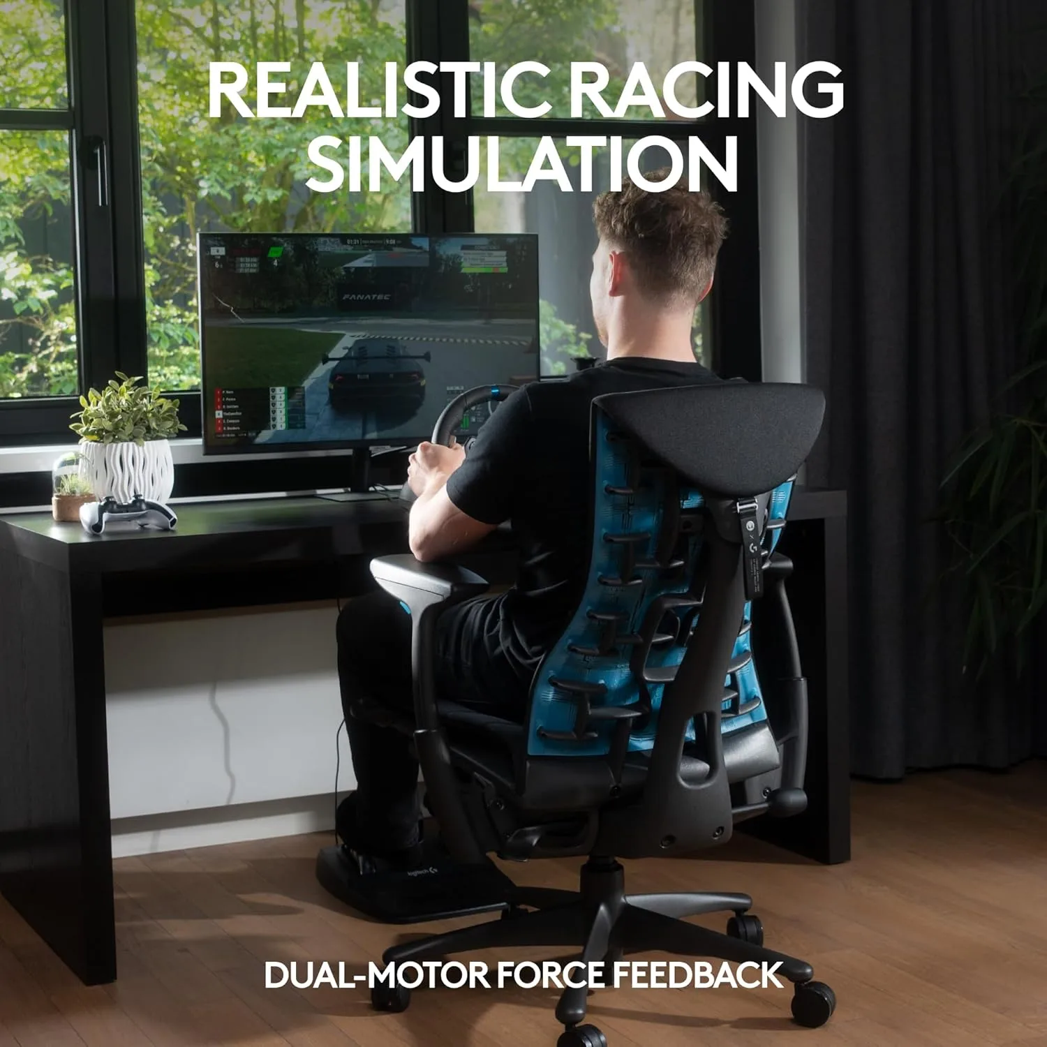 فرمان بازی لاجی مدل G29 Driving Force مخصوص PS4/PC