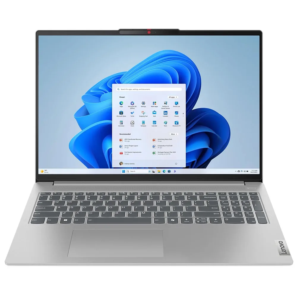 لپ تاپ 16 اینچی لنوو مدل IdeaPad Slim 5  Core 5 120U 16GB LPDDR5X 5200MHz 512GB SSD IPS 60Hz Backlit Fingerprint TOUCH