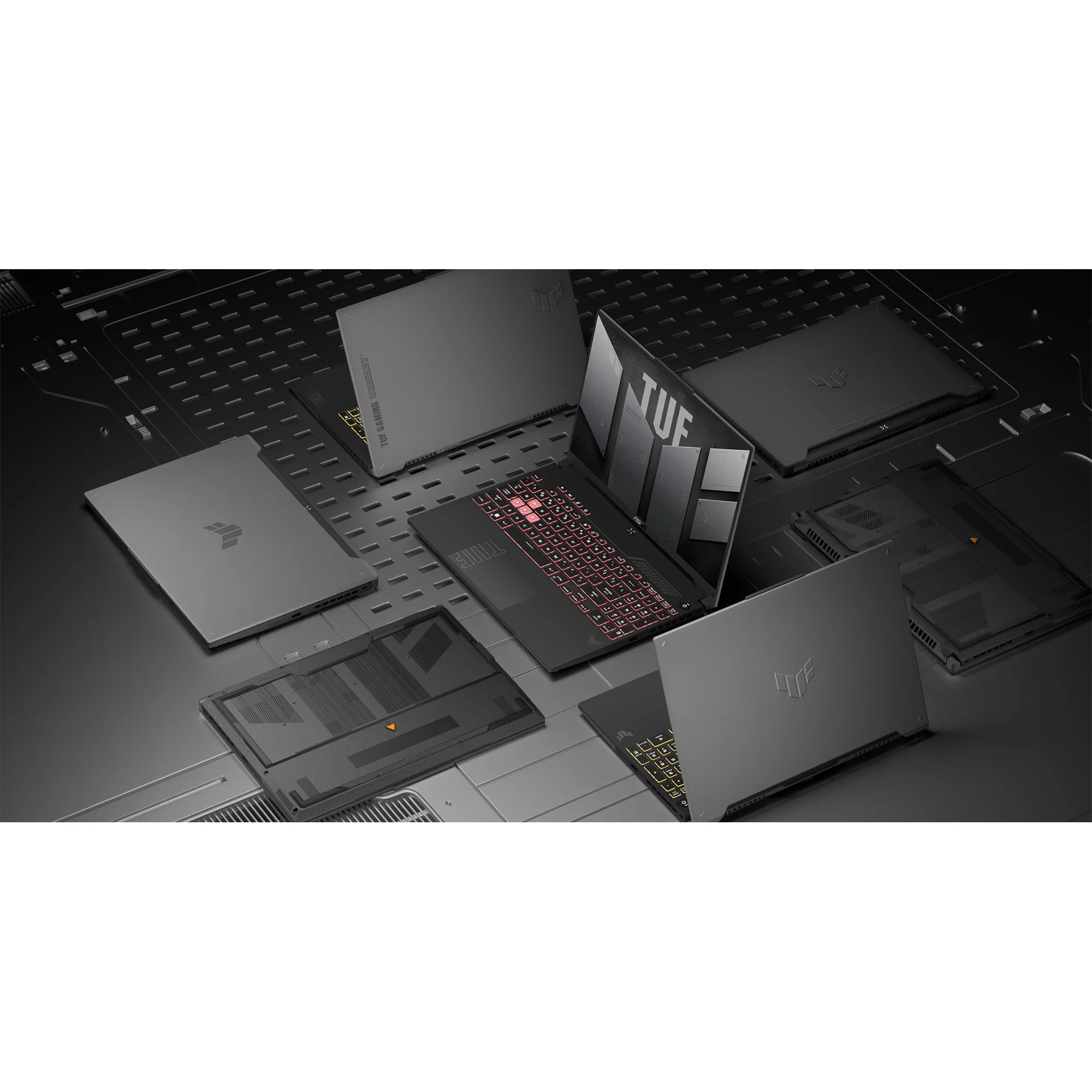 لپ تاپ 16 اینچی ایسوس مدل TUF Gaming F16 FX607VU-RL007W-i7 13620H-16GB DDR5 5600MHz-512GB SSD-RTX4050 6GB-FHD 144Hz-W