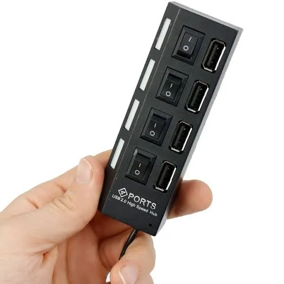 هاب 4 پورت USB 2.0 پورتز مدل HI-SPEED