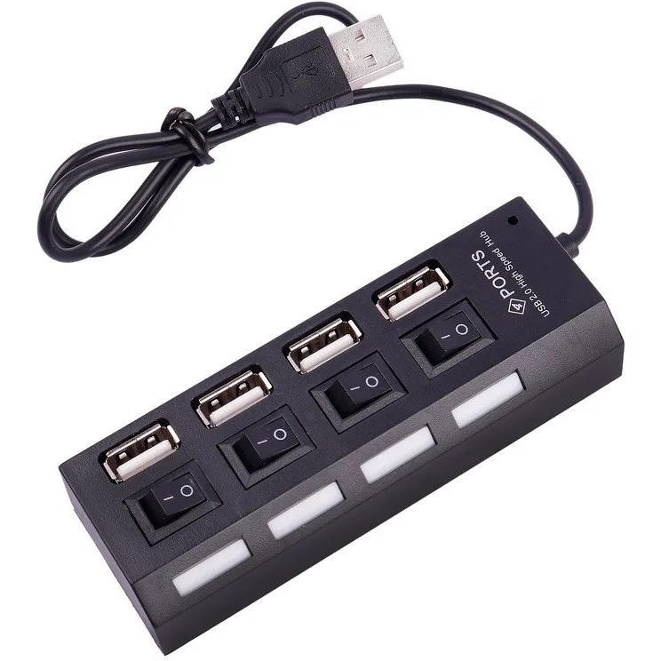 هاب 4 پورت USB 2.0 پورتز مدل HI-SPEED
