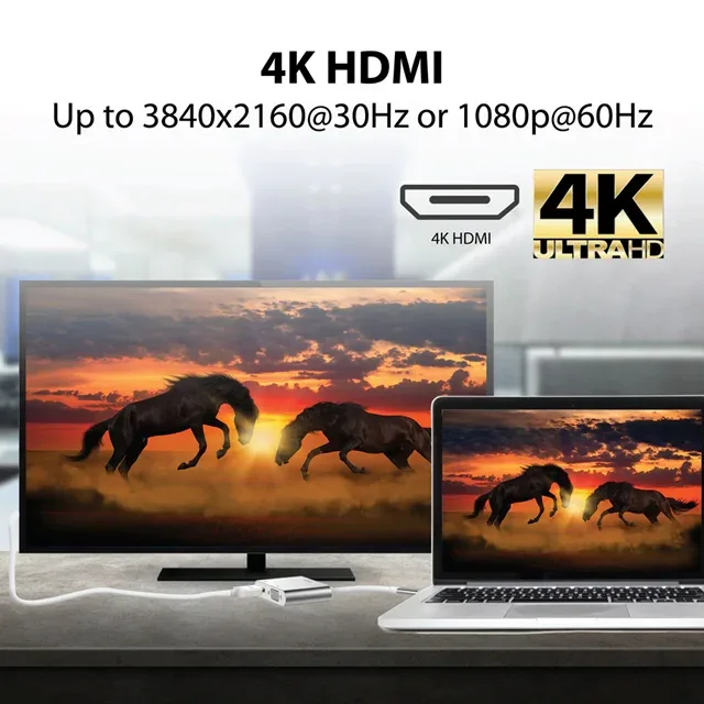 تبدیل Type-C به VGA/HDMI مدل 4Kx2K
