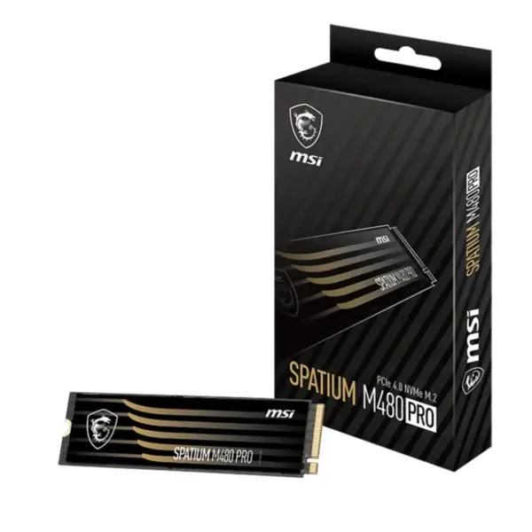 اس اس دی اینترنال ام اس آی مدل SPATIUM M480 PCIe 4.0 NVMe M.2 PLAY ظرفیت 2 ترابایت