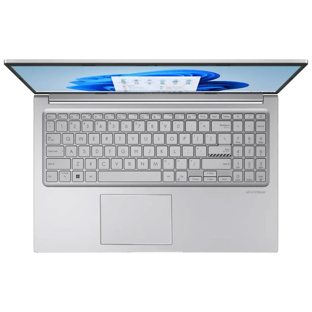 لپ تاپ 15.6 اینچی ایسوس مدل Vivobook 15 F1504VAP-WH56-Core 5 120U-16GB DDR4-512GB SSD-IPS-W